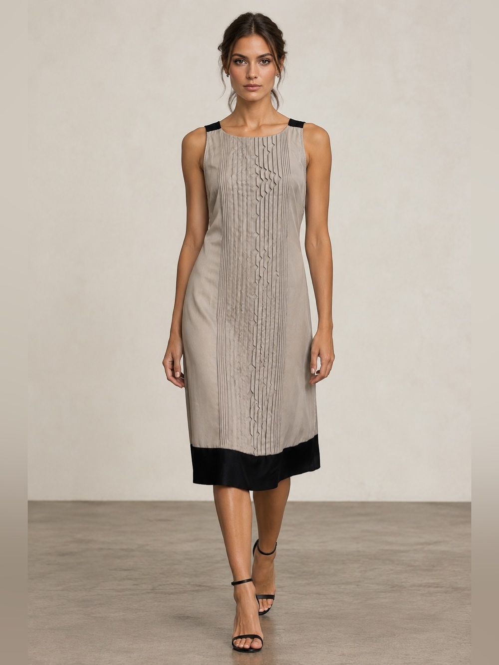 Rare Max Azria SS 2008 Runway Sample 100% Silk Dress M